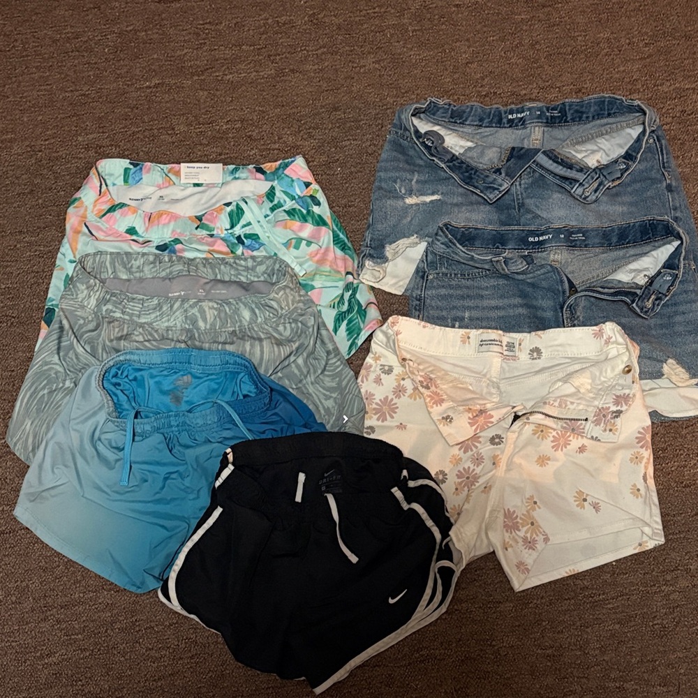 Abercrombie Kids Black Shorts